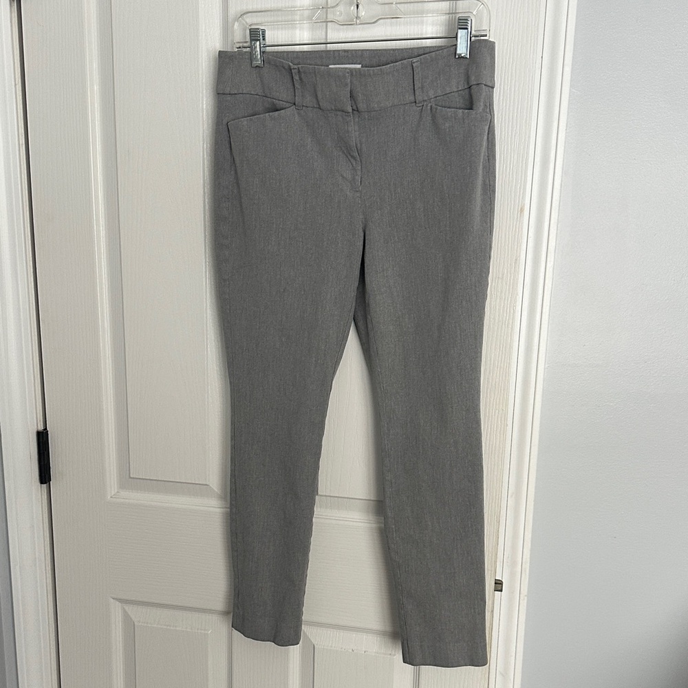 LOFT Gray Ankle Pants